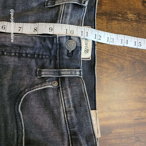 Madewell Jeans 28 Skinny Crop 10" High Rise Tummy Control Oakwood Wash MC519 NWT - Picture 12 of 15